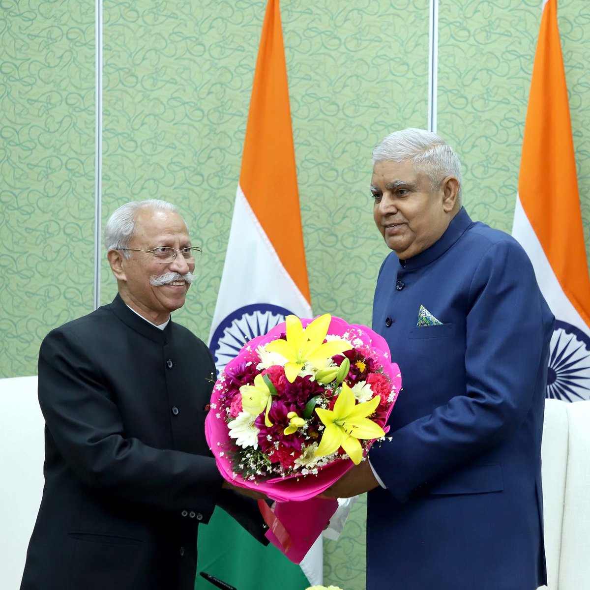 Lt. Gen. K. T. Parnaik with military personnel in the field